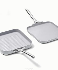 Caraway cinza dupla de panela quadrada utensílios de cozinha T262459