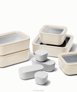 Caraway creme conjunto de armazenamento de alimentos utensílios de cozinha T2624205