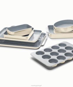 Caraway creme conjunto de assadeiras utensílios de cozinha T262497