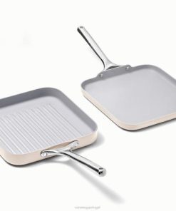 Caraway creme dupla de panela quadrada utensílios de cozinha T262457
