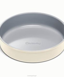 Caraway creme panela circular utensílios de cozinha T2624194