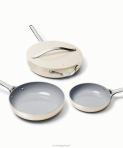 Caraway creme trio de frigideira utensílios de cozinha T26241