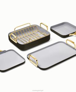 Caraway preto conjunto de talheres utensílios de cozinha T262455